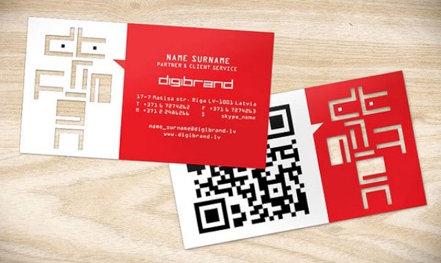 22 Great Examples Of Qr Code Business Cards And Business Card Designs
